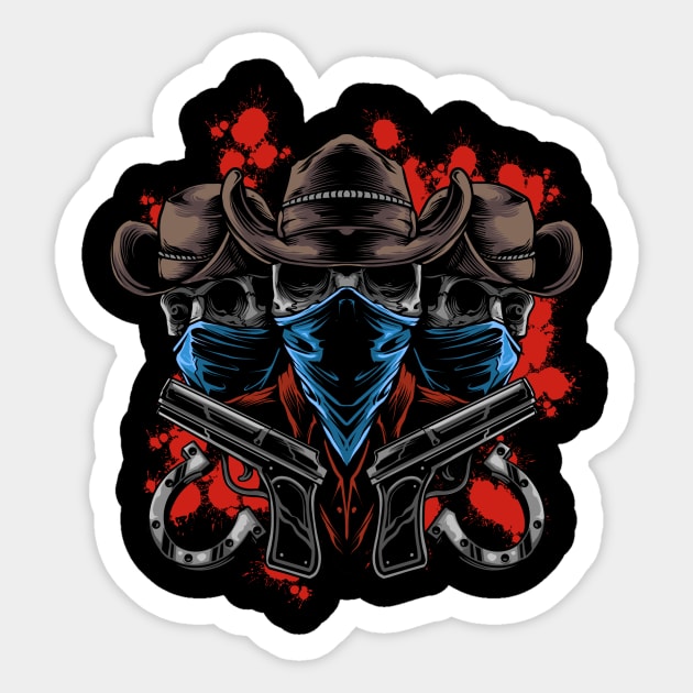 Robbers Sticker by phsycartwork